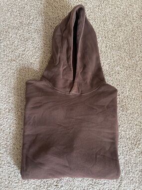 Abercrombie & Fitch Oversized Brown Pullover Hoodie